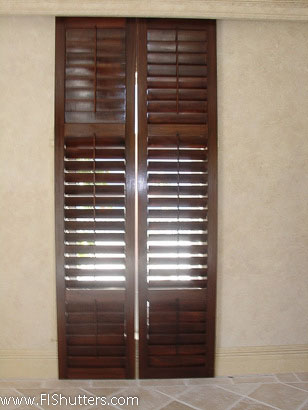 interior wood sliding shutters