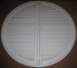  oval-circle shape shutters