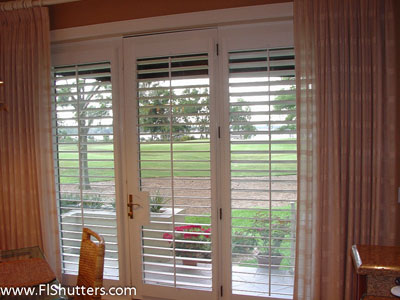 french door shutter with cut out